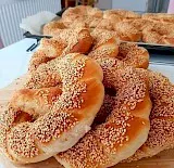 طريقة تحضير خبز السميت التركي